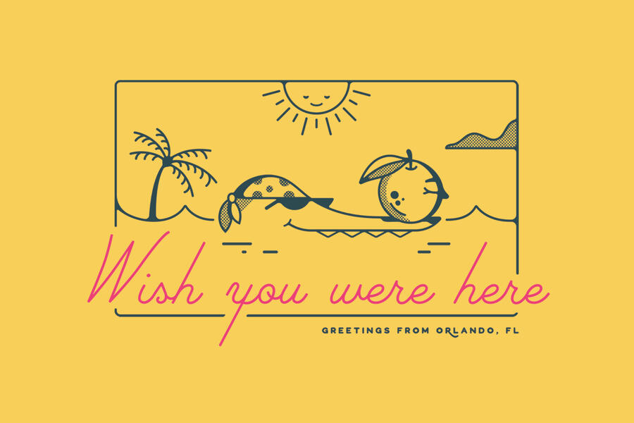 Wish You Were Here Postcard